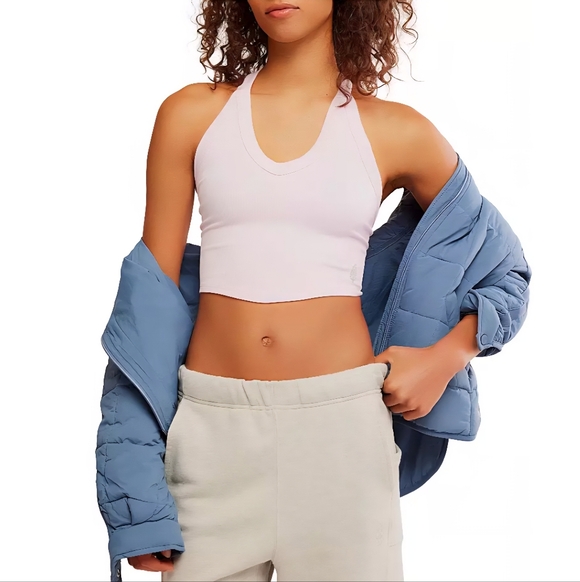 FP Movement All Clear V Neck Cami in Powder Pink, NWT - Picture 6 of 10